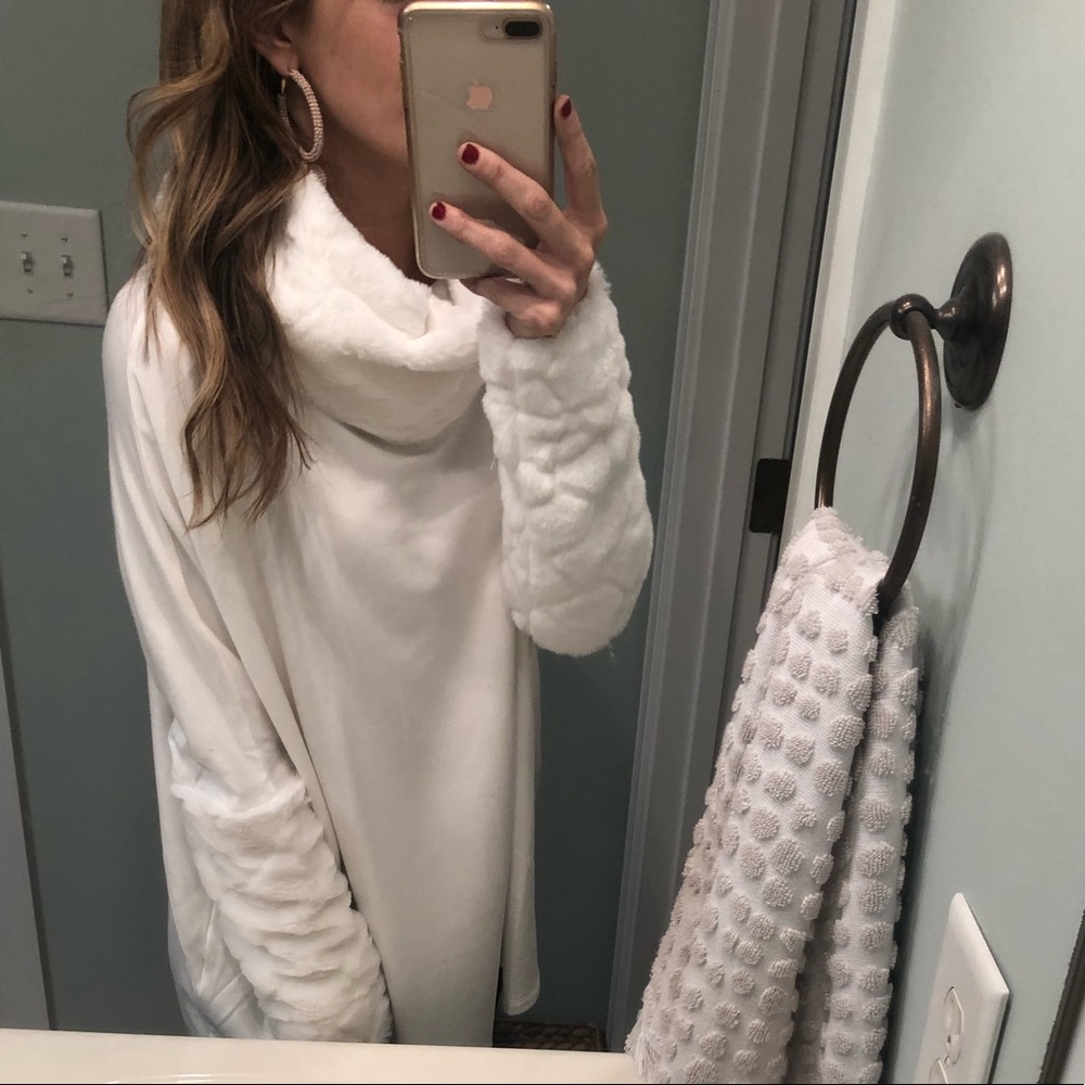 White Fur Sweater